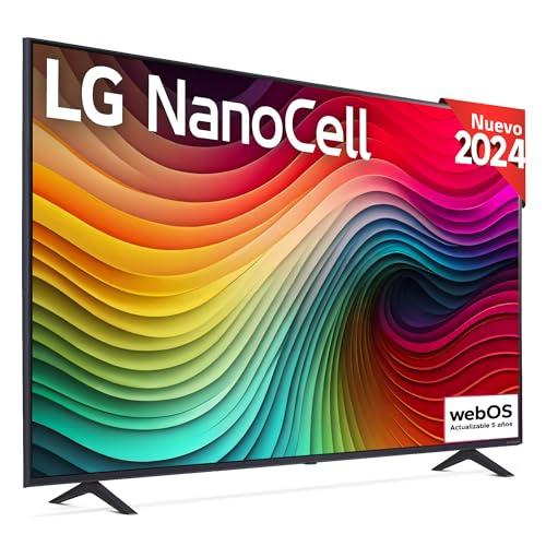 42% DESCUENTO LG 50NANO81T6A 50″, 4K NANOCELL, Smart TV, HDR10, WebOS24, Serie 81, Procesador Potente e Inteligente, Dolby Digital Plus, Gaming, Alexa/Google Assistant, Negro