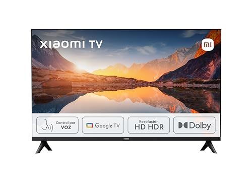 30% DESCUENTO Xiaomi TV A 2025 32″ Smart TV HD HDR, Google TV, Control por Voz, Dolby, Negro