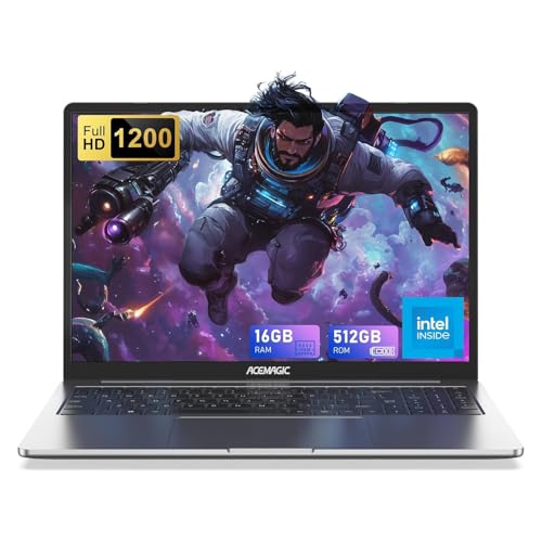 25% DESCUENTO ACEMAGIC Ordenador Portátil,16″ Full HD,In Tel Alder Lake N97 (hasta 3,6 GHz),16 GB de RAM DDR4, 512 GB de SSD,WiFi 2,4G/5 G,BT5.0,Tipo C,USB 3,2,HDMI