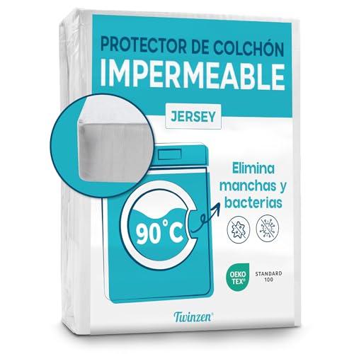 41% DESCUENTO Twinzen Protector Colchon 90×190 cm Protección Impermeable y Transpirable Cubre Colchon 90×190 cm