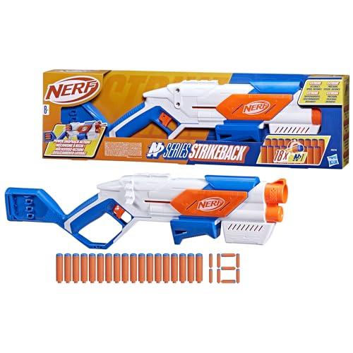 50% DESCUENTO Nerf N Series, Lanzador Strikeback y 18 Dardos N1
