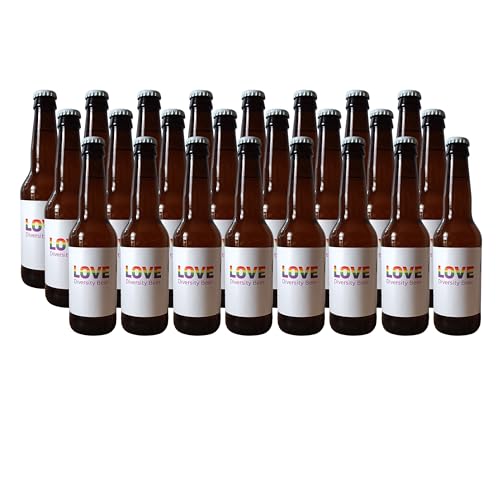 Mica Pack 24 Cervezas Artesanales Diversity Beer Cerveza LGTBIQ+ para la Diversidad Sexual y Orgullo 24 uds x 33 cl 4,7%