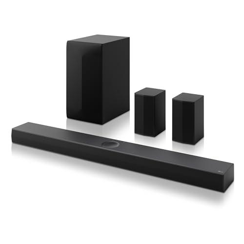 43% DESCUENTO LG S70TR Barra de Sonido Inteligente, 500W Potencia y 5.1.1 Canales, Altavoces Dobles Traseros Inalámbricos, Sonido Envolvente Dolby Atmos y DTS:X, Hi Res 24bits/96kHz