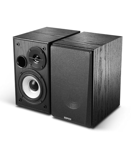 22% DESCUENTO Edifier R990BT Altavoces de Estantería Bluetooth 5.4, Altavoz Multimedia Activo 2.0, Potencia de Salida 24W, Entradas RCA/AUX/Bluetooth, Procesamiento Digital de Audio, Carcasa MDF, Control por App