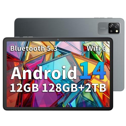 Blackview Tab 60 WiFi Tablet 10 Pulgadas, PC Tablet Android 14, 12GB(4+8Expansión) RAM + 128GB ROM/2TB TF, WiFi 6 Widevine L1, PC Mode 5100 mAh Batería Tablet Gaming Dual Cámara 8MP+5MP