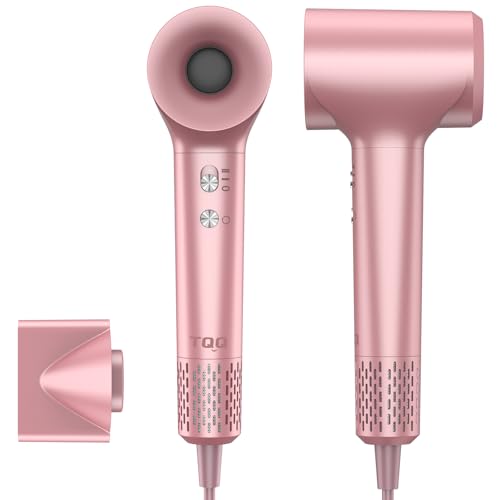 TQQ Secador Pelo Profesional, 200 Millones de Ionico Negativos, Motor Sin Escobillas de 110.000 RPM, Secador de Pelo de 57 dB, Bajo Nivel de Ruido para Casa, Viajes