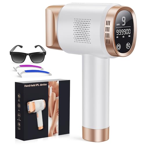 24% DESCUENTO 3 en 1 Depiladora Laser IPL con Mode HR/RA/SC, Pantalla Táctil LCD, 9 Nivel de Energía, 999.900 Flashes, Max 19.35 J, Depiladora Luz Pulsada para Piernas, Bikini, Axilas, Cara, Cuerpo