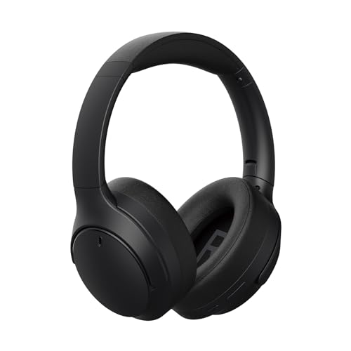 HONOR CHOICE Auriculares Inalambricos Bluetooth 5.4 Headphones,80 Horas de Reproducción, Cascos Inalambricos Diadema Hi Res Audio con ENC Micrófono,Deep Base,para PC Teléfono Apple Android Pad(Negro)
