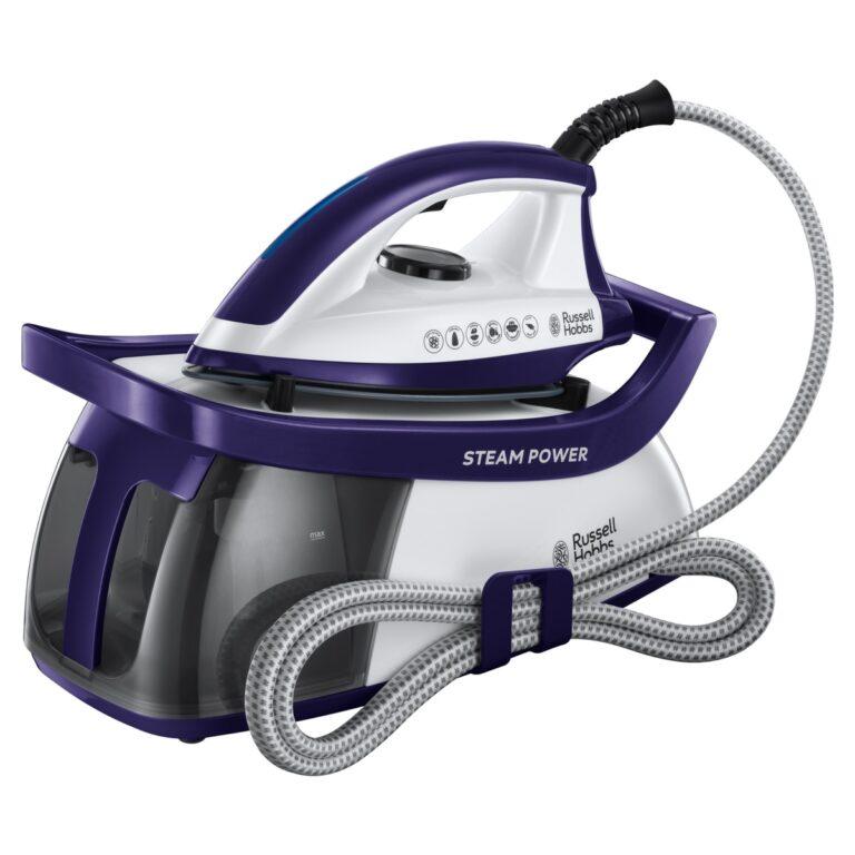 Centro de planchado Russell Hobbs Steam Power morada con función antical y vapor variable · Russell Hobbs · El Corte Inglés