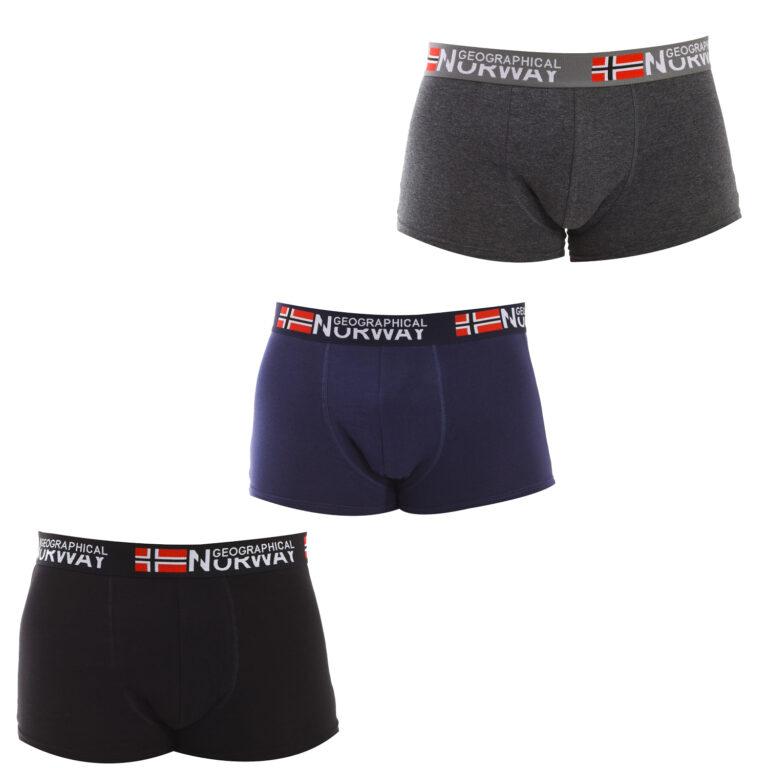 Pack de 3 Bóxers Geographical Norway GN1000 para Hombre | Miravia