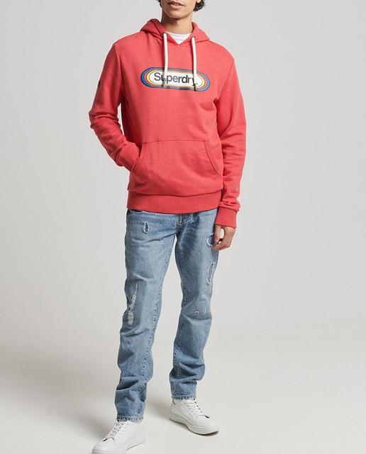 Sudadera manga larga con capucha con logo vintage – Primeriti