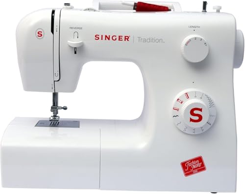 45% DESCUENTO Singer 2250 Tradition Máquina de Coser mecánica, 10 Puntadas, 43 x 22 x 35.2 cm, 6 Kg, Blanco