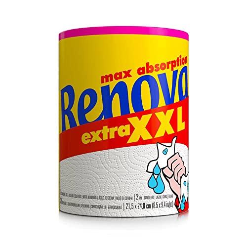 46% DESCUENTO Renova Maxiabsorption, Rollos de cocina XXL, Triple, Blanco 1 Rollo