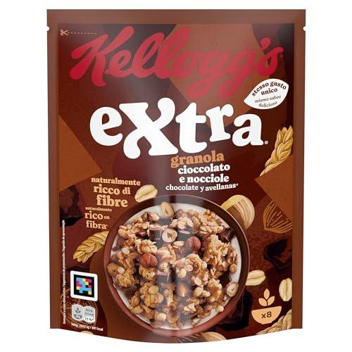 Cereales crujientes con chocolate y avellanas Kellogg’s Extra caja 375 g