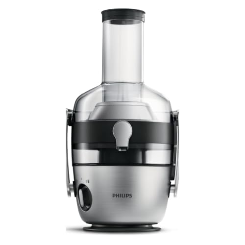54% DESCUENTO Philips Avance Collection Extractor de Zumo de Frutas y Verduras, Tecnología Fiberboost, Quickclean Plus Para una Limpieza Fácil, 1100 W, Plata, 2,1 l, Negro (HR1921/20)