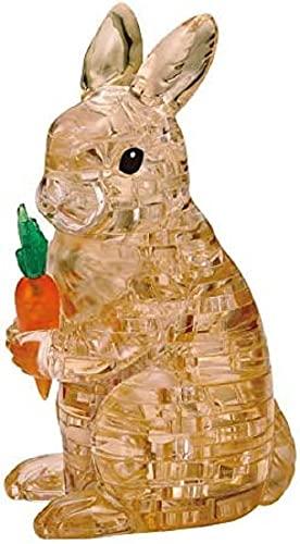 DESCUENTAZO 54% DESCUENTO Crystal Puzzle 59178 3d conejo 41 piezas, Oro , color/modelo surtido