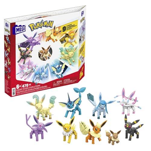 OFERTÓN SUPREMO 71% DESCUENTO Mega Construx™ Pokémon™ Pack de evoluciones Eevee, Juguete de construcción niños +6 años (Mattel GFV85)