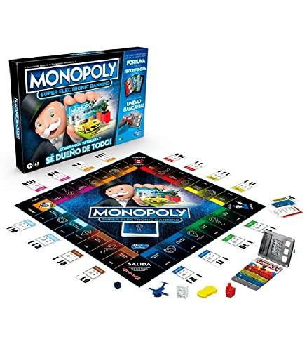 21% DESCUENTO Monopoly Súper Recompensas, Super Electronic Banking Juego de Mesa Electrónico para Niños y Niñas a Partir de 8 Años, para Jugar con Amigos y Familia