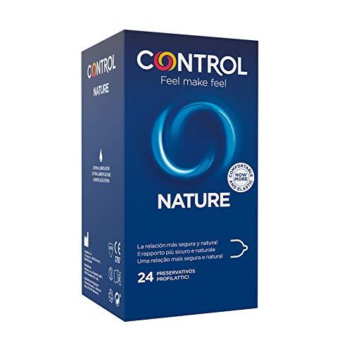 49% DESCUENTO Control Preservativos Nature. Caja de 24 Condones para un Placer Natural, Lubricados, Sexo Seguro. Disfruta de unos Preservativos con Ajuste Perfecto para una Relación Segura.