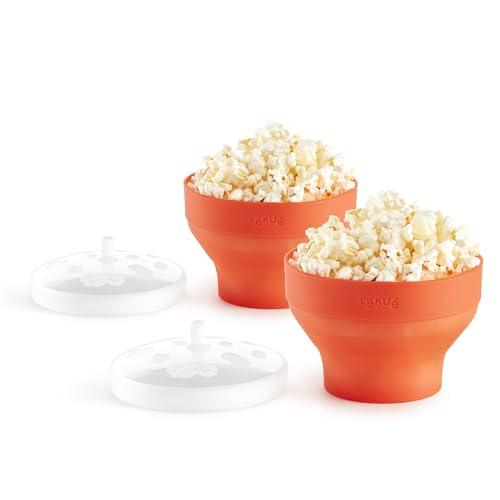 32% DESCUENTO Lékué, Set Mni Pop Corn para Preparar Palomitas en microondas, Silicona, 2 unidades