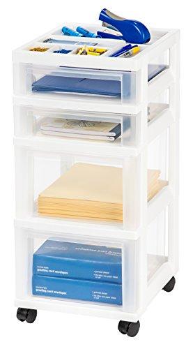 IRIS USA, Inc. Cajón de almacenamiento, color blanco, 4