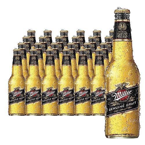 36% DESCUENTO Miller Genuine Draft Cereveza estilo Lager norteamericana Alc. 4,7% Vol. Caja de 24 botellas de 330 ml Total: 7920 ml