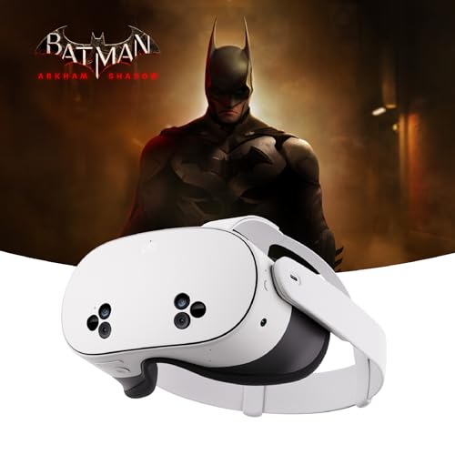 Meta Quest 3S 256 GB — Llévate Batman: Arkham Shadow y Disfruta de 3 Meses de Prueba de Meta Quest+ — Gafas de Realidad Virtual Todo en uno