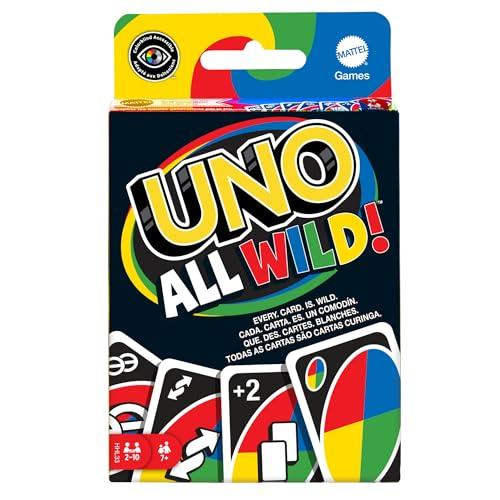 47% DESCUENTO Mattel Games, UNO All Wild Juego de Cartas (Mattel HHL33), Único