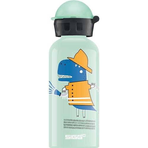 DESCUENTAZO 52% DESCUENTO Sigg Fire Dino Cantimplora infantil (0.4 L), botella para niños sin sustancias nocivas y con tapa hermética, cantimplora ligera de aluminio (Amazon Exclusive)