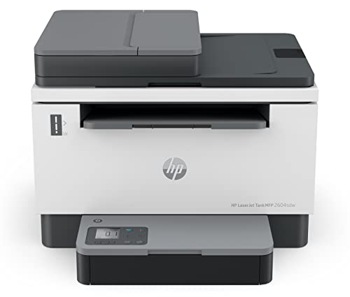 52% DESCUENTO HP LaserJet Tank MFP 2604sdw 381V1A, Impresora Láser A4 Multifunción con Deposito de Toner, Impresión a Doble Cara Automática,Copiadora y Escaner, Wi Fi, HP Smart App,Pantalla LCD Icon,Blanca y Negra