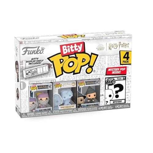 DESCUENTAZO 57% DESCUENTO Funko Bitty Pop! Harry Potter, Albus Dumbledore™, Nearly Headless Nick™, Minerva McGonagall™ Y una Minifigura Misteriosa Sorpresa, 0.9 Inch (2.2 Cm) Coleccionable Repisa Apilable Incluida