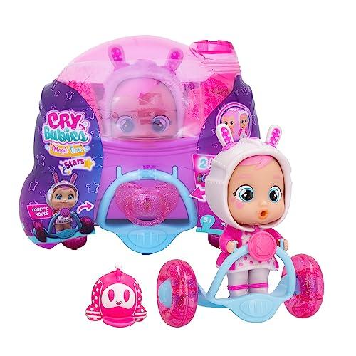 BEBÉS LLORONES LÁGRIMAS MÁGICAS STAR CONEY Coleccionable Mini Muñeca Bebé para Coleccionar, Vestida un Traje Iridiscente, Llora Lágrimas de Verdad con una Capsula 2×1 con, 3+ años