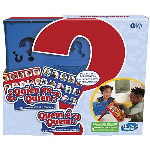 42% DESCUENTO Hasbro Gaming ¿Quién Es Quién? Juego de Adivinar el Personaje y Superhéroes, Juego de Mesa para Jugar con Amigos y Familia para 2 Jugadores, Niños y Niñas de 6 Años o Más
