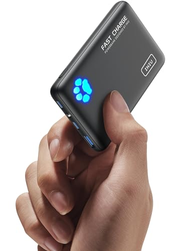 30% DESCUENTO INIU Power Bank, 22,5W PD3.0 El Más Ligero 10000mAh Bateria Externa, Carga Rápida USB C Input & Output Bateria Portatil con Linterna para iPhone 16 15 14 13 12 11 Pro Samsung S22 S21 S20 iPad Airpods