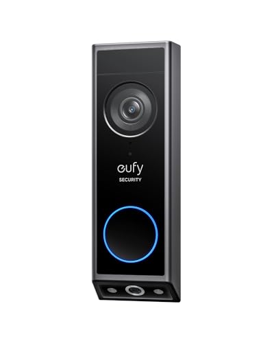 32% DESCUENTO eufy Security Video Doorbell E340, cámara Doble con Sistema de Control de entregas, 2K Full HD y visión Nocturna a Color, Almacenamiento Local Ampliable hasta 128 GB, sin cuotas mensuales