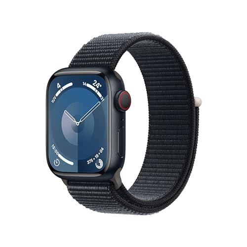 34% DESCUENTO Apple Watch Series 9 [GPS + Cellular] Smartwatch con Caja de Aluminio en Color Medianoche de 41 mm y Correa Loop Deportiva Color Medianoche. Monitor de entreno, Neutro en Carbono
