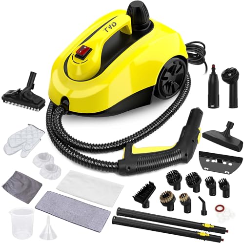 30% DESCUENTO TVD Multiuso Limpiador Vapor,Vaporeta Limpieza Hogar Potente con 28 Accesorios Multifunción,para la Eliminación de Manchas,Alfombras,Sofá,Cortinas,Asientos Coche,Tapicerias 1.5L Vaporeta de Mano