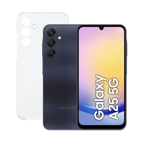 39% DESCUENTO Samsung Galaxy A25 5G 256 GB con Funda Móvil Android, Smartphone Libre, Carga Rápida, Cámara 50 MP, Negro (Versión Española)