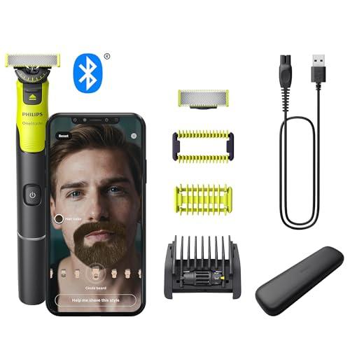 23% DESCUENTO Philips OneBlade 360 Auténtico Barbero, Afeitadora y recortadora eléctrica facial y corporal Conectado, cuchilla 360, cuchilla original, peine ajustable 5en1, kit corporal, estuche de viaje, QP4631/65