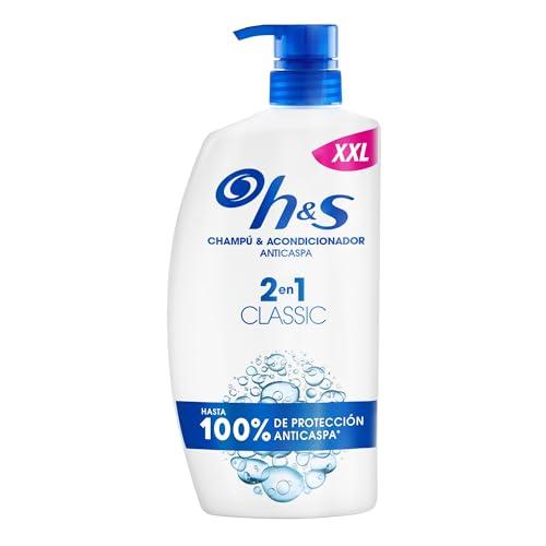 H&S Classic Champú y Acondicionador Anticaspa 2 en 1, 1000ml