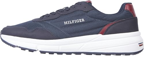 50% DESCUENTO Tommy Hilfiger Sneaker Hombre Mid Top, Azul (Desert Sky), 46 EU