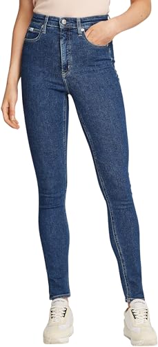 73% DESCUENTO Calvin Klein Jeans High Rise Skinny J20j224017 Vaqueros, Denim (Denim Medium), 30W / 30L para Mujer