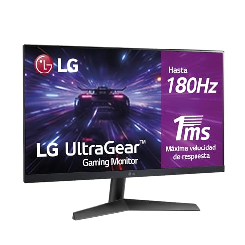45% DESCUENTO LG 24GS60F B Monitor Ultragear, 24 Pulgadas, FHD 1080p, 16:9; Panel IPS, 1920×1080, Clasificación E, 180 Hz, 1ms, Negro