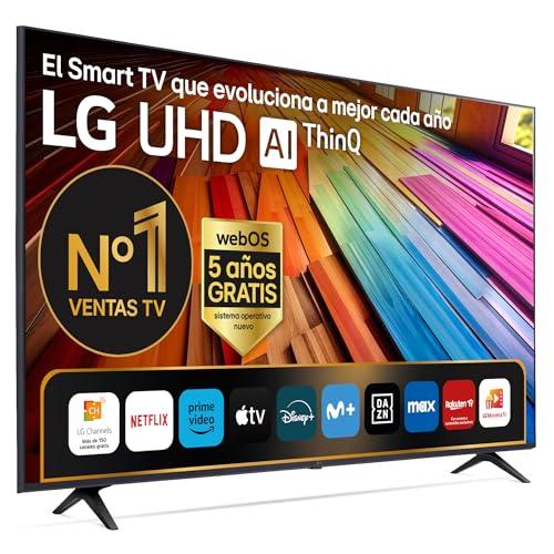 48% DESCUENTO LG 50UT80006LA 50 «,UHD 4K, Serie UT80, Smart TV, WebOS24, Procesador a5, HDR10, Dolby Digital Plus, SmartTV, 3840×2160, Negro
