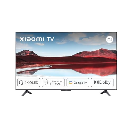 34% DESCUENTO Xiaomi TV A Pro 2025 65″ Smart TV 4K QLED, Google TV, Control por Voz, Dolby Vision, Negro