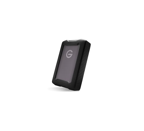 SanDisk Professional 6TB, G Drive ArmorATD, HDD Duradero y Resistente, Resistente al Polvo, caídas, Golpes y Agua, hasta 130MB/s, USB C (5 GB/s), USB 3.2 Gen. 1, Thunderbolt 3