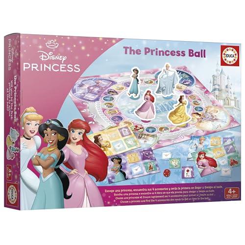 25% DESCUENTO Educa   The Princess Ball | Juego de Mesa Princesas Disney | Elige tu Princesa Disney y se la Primera en inaugurar el Baile | 2 a 4 Jugadores | a Partir de 4 años (20078)