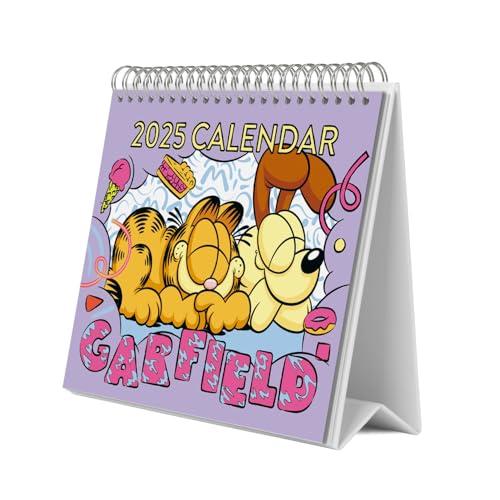 DESCUENTAZO 50% DESCUENTO Calendario sobremesa 2025 Garfield   Calendario 2025: base resistente | Calendario mesa 2025, Planificador mensual: con espacio para anotar y vista mensual global