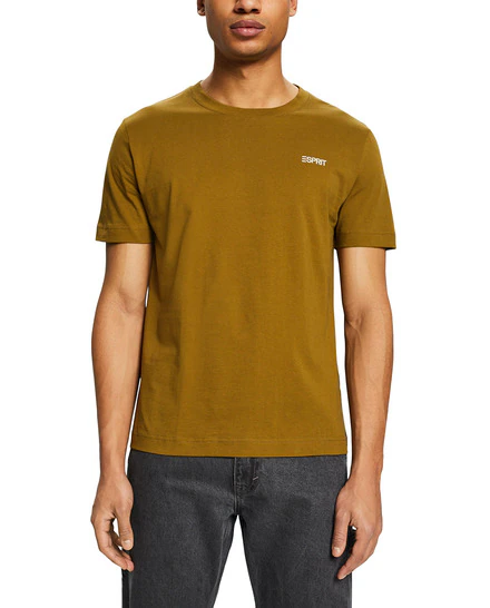 Camiseta básica slim fit de hombre con algodón · Esprit · El Corte Inglés