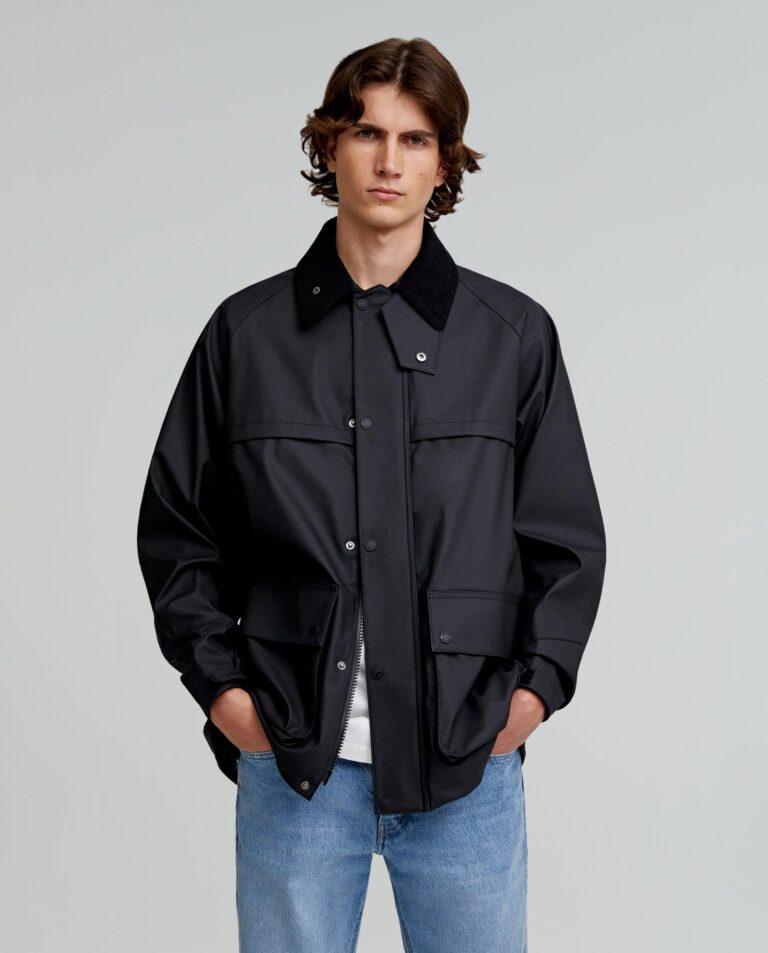 Chaqueta de hombre engomada con capucha · Scalpers · El Corte Inglés